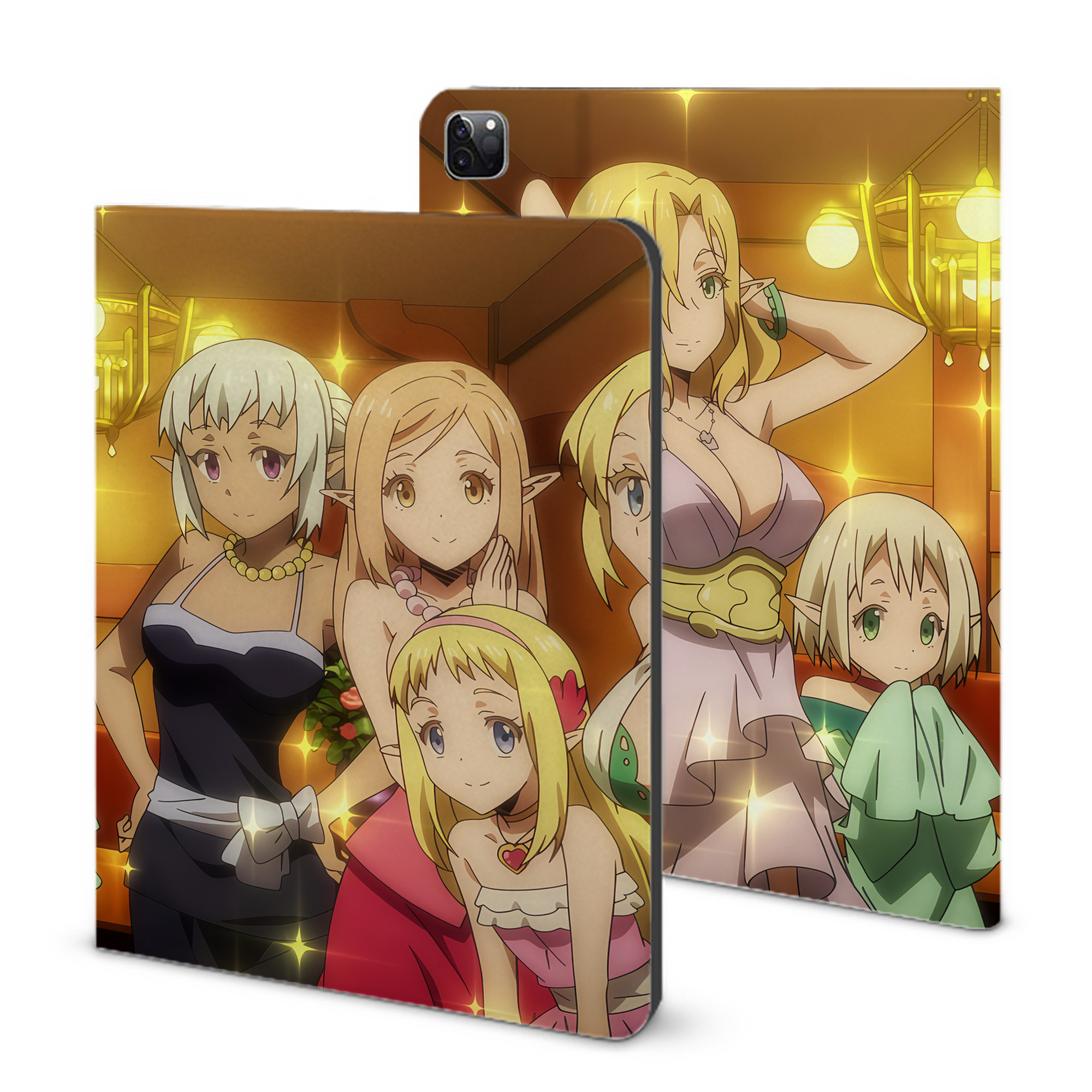 （画像用） 転スラ Regarding Reincarnated to Slime IPad ケース ブック型 PUレザー TPU 耐衝撃 軽量 薄型 ペン収納なし 全面保護 IPad 各モデル対応